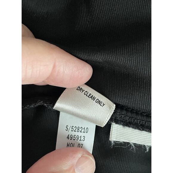 Black Velvet Top Womens L Old Navy Flare Sleeve Holiday Event Dark Fairy Grunge - Picture 8 of 9